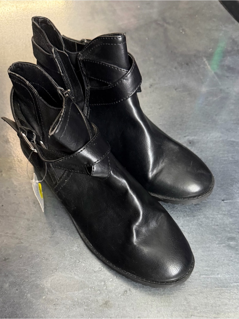 Women's Black Ankle Boots - Classic Leather Chelsea Style